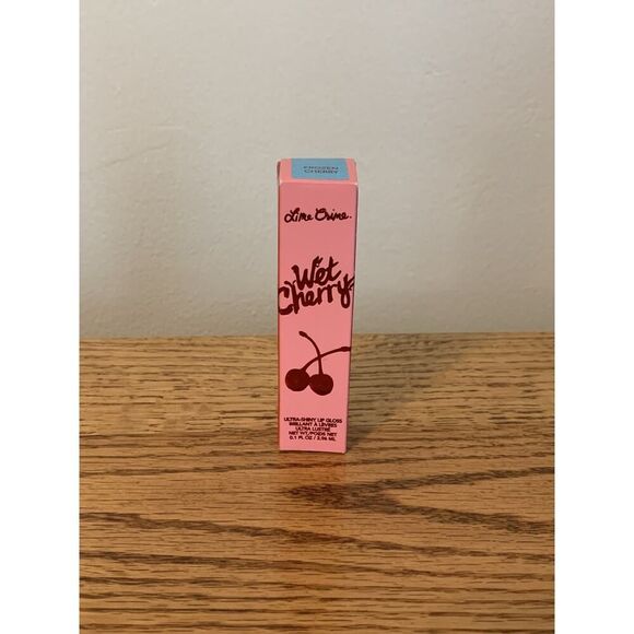 Lime Crime Wet Cherry color FROZEN CHERRY full size NIN Blue Shimmer Glitter Ra - Picture 2 of 6